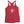 Red racerback tank top with "Pirate Queen" written on one horizontal row in white IM Fell font.