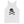 White unisex tank top with Henry Every pirate flag which depicts a black skull in profile wearing a kerchief and an earring, above a saltire of two black crossed bone