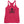 Hot Pink racerback tank top with black Jack Rackham pirate flag represented as a black skull above two black crossed swords, which contributed to the popularization of pirates worldwide