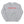 Ash unisex sweatshirt with phrase "Wind & Waves" written horizontally in red IM Fell font .