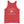 Hot Pink unisex tank top with centered artistic skull and crossbones surrounded with "Sailors Tell Stories" above and "Pirates Make Legends" below in white IM Fell font.