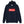 Black unisex Hoodie with word "Pirate" written horizontally in white IM Fell font encased in crimson red box. Lettering is in white.