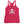 Hot Pink racerback tank top with Jack Rackham pirate flag represented as a white skull above two crossed swords, which contributed to the popularization of pirates worldwide.