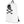White minimalist backpack with Henry Every pirate flag which depicts a white skull in profile wearing a kerchief and an earring, above a saltire of two white crossed bones.