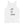 White cotton Tank Top with words "All or None" written vertically down the middle of the tank top. Lettering is in black.