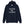 Navy Blue unisex hoodie depicting Mutineer Bay's trademarked slogan "Never Be Tamed" on three horizontal rows. All lettering is in White.