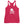 Hot Pink racerback tank top with Henry Every pirate flag which depicts a white skull in profile wearing a kerchief and an earring, above a saltire of two white crossed bone