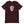 Black short sleeve t-shirt with "Pirates Honor Loyalty" written horizontally transposed over skull outline. Lettering is in red and skull is in white.