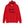 Red unisex Hoodie with wording "Buried Treasure" written on two horizontal rows in IM Fell font on the front. Lettering is in Black.
