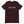 Maroon cotton t-shirt with "All or None" written horizontally across the middle of the t-shirt. Lettering is in white.
